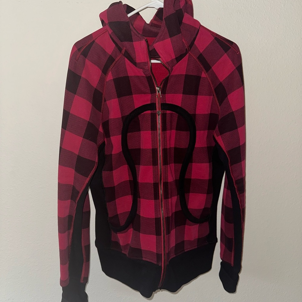 Lululemon Scuba Jacket, Buffalo Plaid, Vintage, size 12
